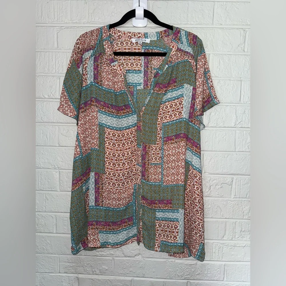ROSE + OLIVE women’s beautiful top plus size 3X ✨